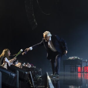 Michel Sardou - Ultime concert de Michel Sardou pour la dernière date de son spectacle "La dernière danse" à la Seine Musicale à Boulogne-Billancourt le 12 avril 2018. © Pierre Perusseau/Bestimage