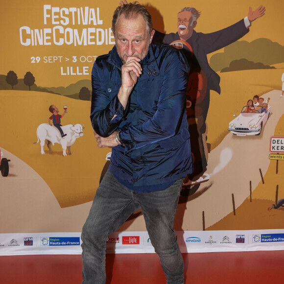 Exclusif - Benoît Poelvoorde lors du festival CineComédies à Lille, le 1er octobre 2021. © Stéphane Vansteenkiste/Bestimage 