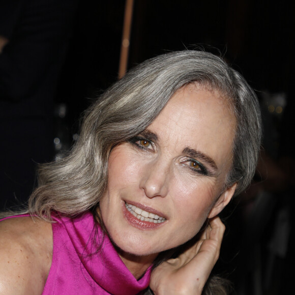 Andie MacDowell à la soirée "Lights On Women Award" organisé par L'Oréal Paris lors du 76ème Festival International du Film de Cannes, le 26 mai 2023. © Denis Guignebourg/Bestimage 