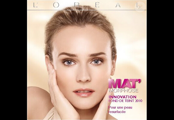 Diane Kruger pour Mat'Morphose de L'Oréal