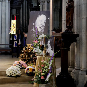 Exclusif - Journée hommage à Edith Piaf pour les 60 ans de sa disparition en l'église de Saint Jean-Baptiste de Belleville. Paris, le 14 octobre 2023. © Dominique Jacovides / Bestimage