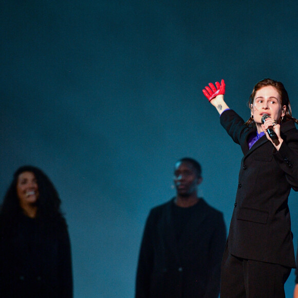 Christine and the Queens (Héloïse Letissier) - Concert "Global Citizen Live" au Champ de Mars à Paris le 25 Septembre 2021 © Pierre Perusseau / Bestimage 