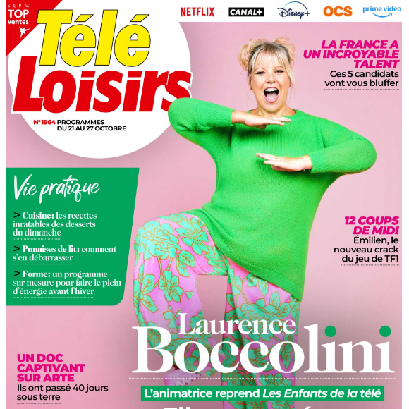 Couverture du nouveau numéro de "Télé Magazine" paru le 16 octobre