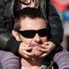 Hugh Jackman et sa fille Ava à la sortie de l'école (9 mars - NYC)