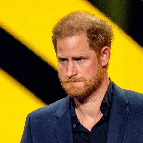 Le prince Harry Duc de Sussex lors de la cérémonie de clôture des Invictus Games 2023 à Dusseldorf le 16 septembre 2023 Pictured: Prince Harry