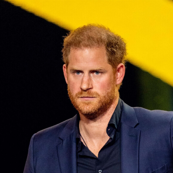 Le prince Harry Duc de Sussex lors de la cérémonie de clôture des Invictus Games 2023 à Dusseldorf le 16 septembre 2023