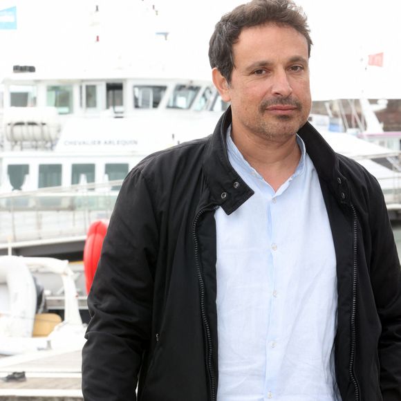 Bruno Salomone - Photocall de la série "Boomerang" lors du Festival de la Fiction de La Rochelle. Le 18 septembre 2021 © Jean-Marc Lhomer / Bestimage  