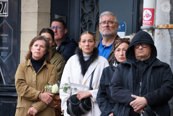 Obsèques de Dominique Bernard, enseignant, tué dans la cour de son collège-lycée par un ancien élève radicalisé, en la cathédrale de Arras, place des héros le 19 octobre 2023.  © Dominique Jacovides / Bestimage 