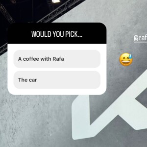"Vous choisiriez un café avec Rafa ou la voiture ?", plaisante Alizé Lim
 