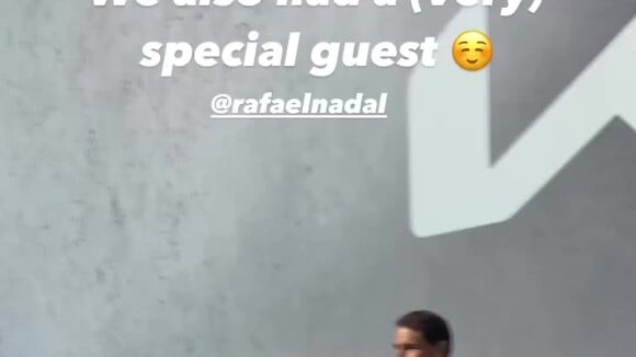 "Nous avons également eu un invité (très) spécial", se réjouit Alizé Lim en voyant Rafael Nadal
 