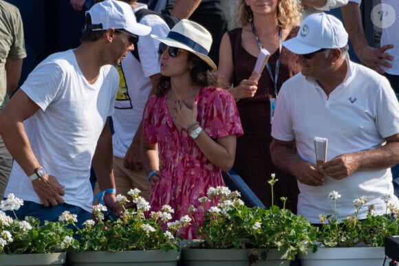 Rafael Nadal, Mery Perello (Xisca) - Les champions de tennis au Tournoi de Majorque à Calvia, le 27 juin 2023. © Imago / Panoramic / Bestimage
