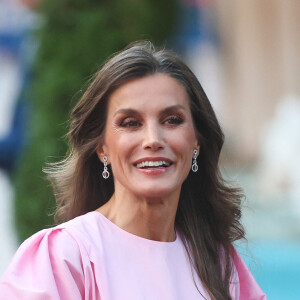 Si Letizia rayonnait comme à son habitude, elle s'est fait voler la vedette cette fois-ci 
La reine Letizia - La famille royale d'Espagne lors du traditionnel concert la veille de la cérémonie des "Princesa de Asturias Awards" à Oviedo. Le 19 octobre 2023 