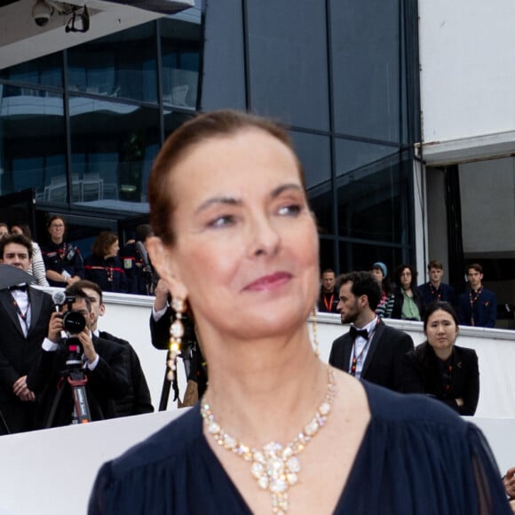 Carole Bouquet - Montée des marches du film " Killers of the flower moon " lors du 76ème Festival International du Film de Cannes, au Palais des Festivals à Cannes. Le 20 mai 2023 © Jacovides-Moreau / Bestimage 