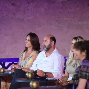 Exclusif - Kad Merad et sa compagne Julia Vignali lors de la soirée du grand gala du "Marrakech du Rire 2022" pour la 10ème édition au palais El Badiî à Marrakech, Maroc, le 18 juin 2022. © Rachid Bellak/Bestimage