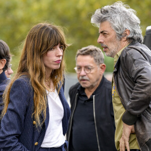 Lou Doillon (et son compagnon Stéphane Manel) présente le film "Boxes" réalisé par sa mère Jane Birkin lors du festival Lumière 2023 à Lyon le 22 octobre 2023. © Sandrine Thesillat / Panoramic / Bestimage 