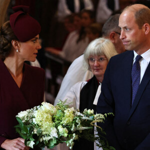 Le prince William et sa femme Kate Middleton ont eu une grosse déception.
Le prince William, prince de Galles, et Catherine (Kate) Middleton, princesse de Galles assistent à un service religieux marquant le premier anniversaire de la mort de la reine Elizabeth II à la cathédrale St Davids à Haverfordwest dans le Pembrokeshire, pays de Galles, Royaume Uni. 