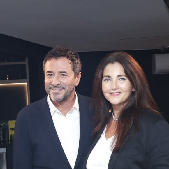 Exclusif - Bernard Montiel, Cristiana Reali - Enregistrement de l'émission "Olympiascope", présentée par B.Montiel, et diffusée le 27 octobre sur Olympia TV, une chaîne du groupe Canal+ et en replay sur myCANAL. Le 28 septembre 2023 © Jack Tribeca / Bestimage