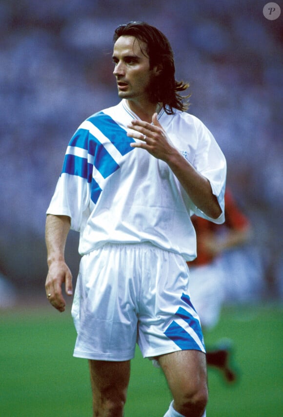 Eric Di Meco à l'Olympique de Marseille (OM) saison 1993/1994.