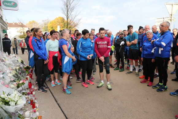 Jonathann Daval - Jogging solidaire en l'honneur de Alexia Daval à Gray le 4 novembre 2017. © Bruno Grandjean / Panoramic / Bestimage