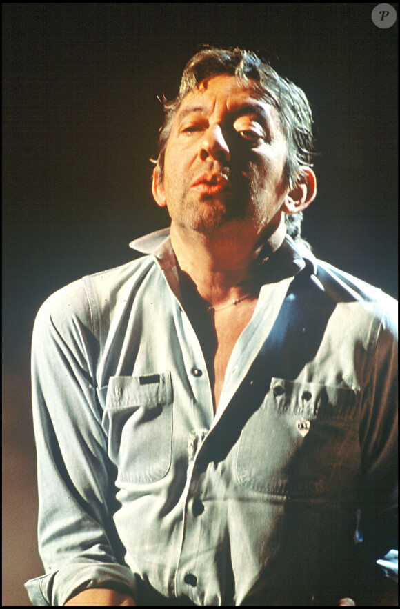 Archives - Serge Gainsbourg pour l'émission "Sébastien, c'est fou" le 14 novembre 1988