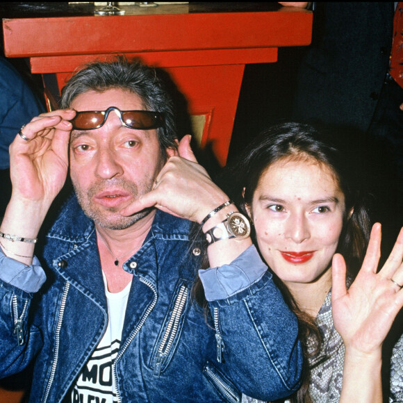 Archives - Serge Gainsbourg et Bambou au Palace à Paris le 22 mars 1988