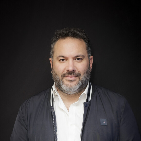 Exclusif - Bruce Toussaint - Backstage de l'enregistrement de l'émission de S.Nadjar sur Radio J à Paris. Le 25 avril 2023.