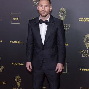 Lionel Messi - Photocall de la 67ème cérémonie du Ballon d’Or au Théâtre du Chatelet à Paris le 30 octobre 2023. © Cyril Moreau/Bestimage