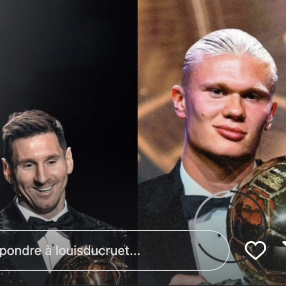 Louis Ducruet partage ensuite un comparatif et parle d'un "deux poids, deux mesures" en faveur de Lionel Messi 
 