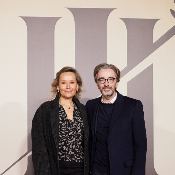 Exclusif - Pierre-Antoine Capton et sa femme Alexandra Bikialo - Photocall de l'avant-première du film "Les Trois Mousquetaires : D'Artagnan" aux Invalides à Paris le 21 mars 2023. © Moreau / Jacovides / Guirec / Bestimage  Exclusive - No web en Suisse / Belgique Photocall of the preview of the film The Three Musketeers: D'Artagnan at Les Invalides in Paris on 21 March 2023. 