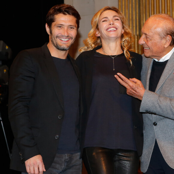 Exclusif - Bixente Lizarazu et sa compagne Claire Keim, Jacques Séguéla - Soirée annuelle de la FIDH (Fédération Internationale des ligues de Droits de l'Homme) à l'Hôtel de Ville à Paris, le 8 décembre 2014.