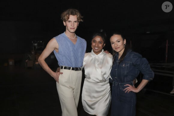 Exclusif - Louis, Anisha, Enola (Star Academy) - Backstage - Enregistrement de l'émission "Ce soir on chante pour l'Unicef, pour chaque enfant" à La Seine Musicale, diffusée le 25 avril sur W9. Le 13 mars 2023. © G.Gaffiot-J.Tribeca / Bestimage 