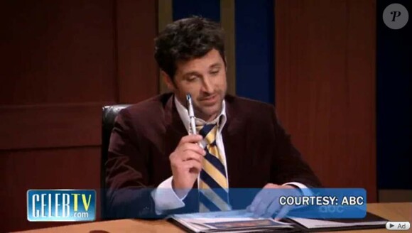 Patrick Dempsey dans le sketch de Jimmy Kimmel, Handsome Men's Club, mars 2010 !