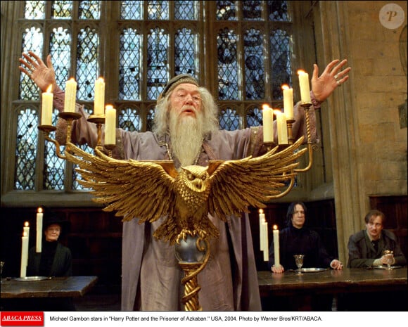Michael Gambon dans "Harry Potter and the Prisoner of Azkaban" en 2004.