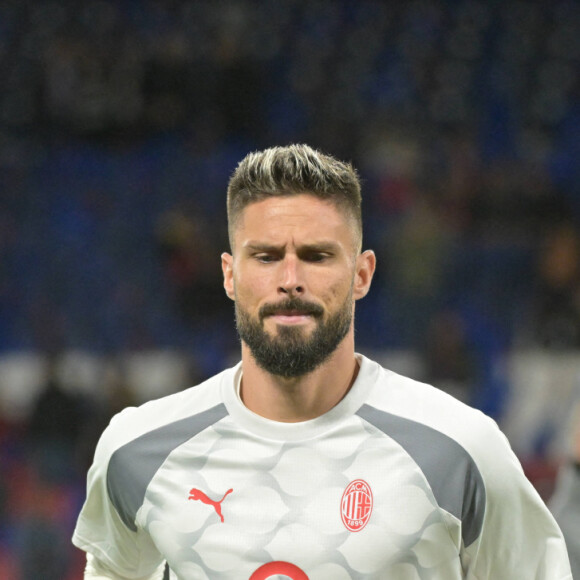 Olivier Giroud - Match de football en ligue des champions (champions league) : Le PSG remporte la victoire 3-0 face à l'AC Milan au Parc des Princes à Paris le 25 octobre 2023. © Maoctou / Panoramic / Bestimage