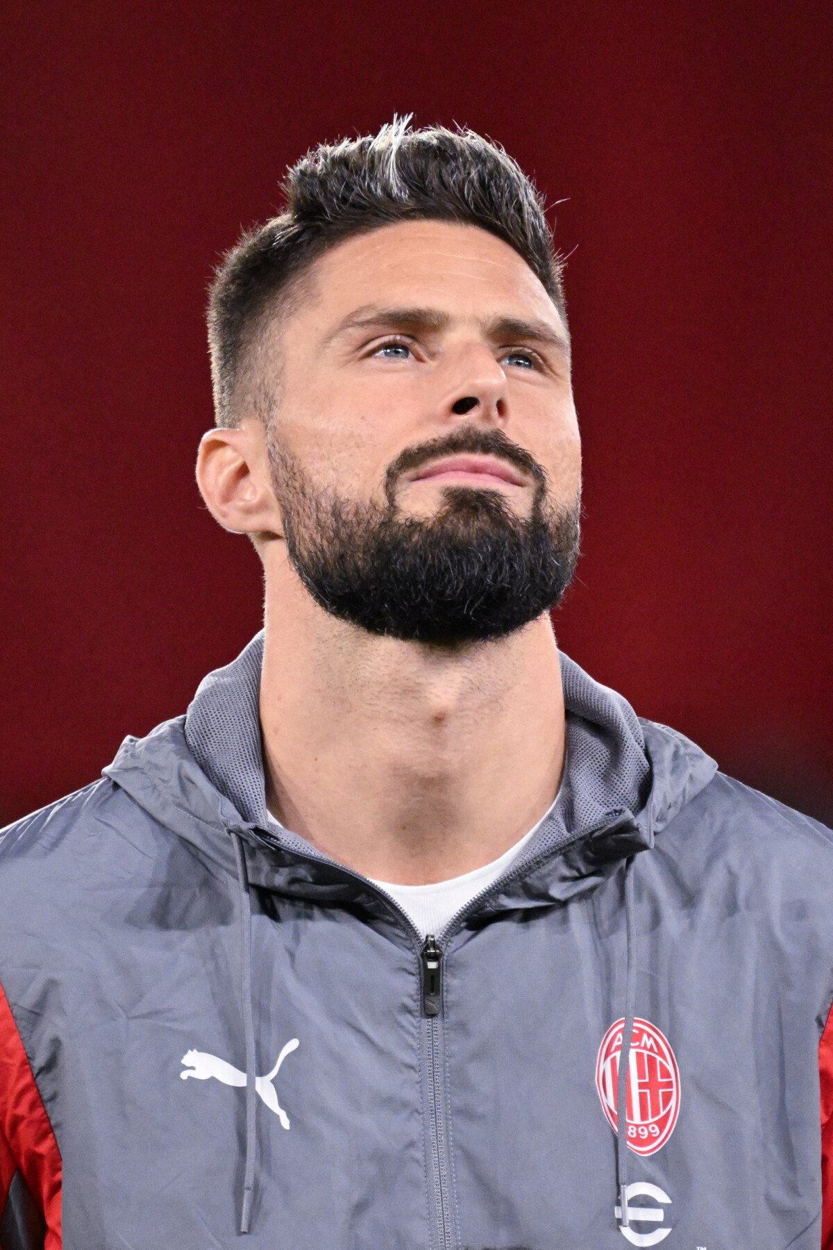 Photo Portrait De Olivier Giroud 9 Milan Match De Ligue Des