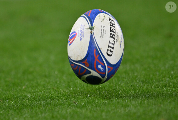Mathis a été pris dans une rixe quelques heures avant sa mort
 
Ballon - Coupe du Monde de Rugby France 2023 - Match de la poule A "Nouvelle-Zélande - Italie (96-17)" à Lyon, le 29 septembre 2023.