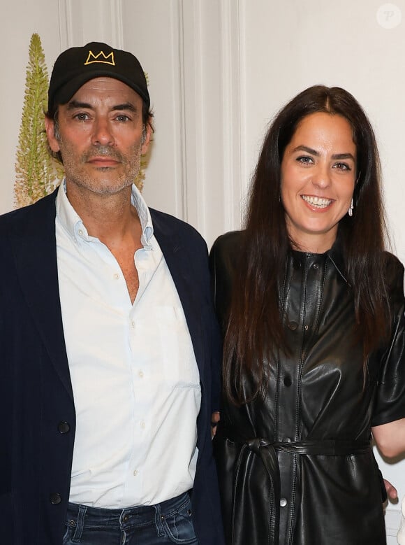 Exclusif - Anthony Delon et Anouchka Delon au cocktail à l'issue de la conférence de presse pour la vente de la collection Alain Delon chez Bonhams Cornette de Saint Cyr à Paris le 19 juin 2023. © Coadic Guirec/Bestimage