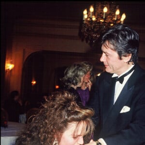 Alain Delon et sa femme Rosalie