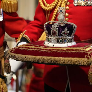 Premier "discours du trône" du roi Charles III d'Angleterre devant la chambre des Lords au palais de Westminster à Londres? le 7 novembre 2023.