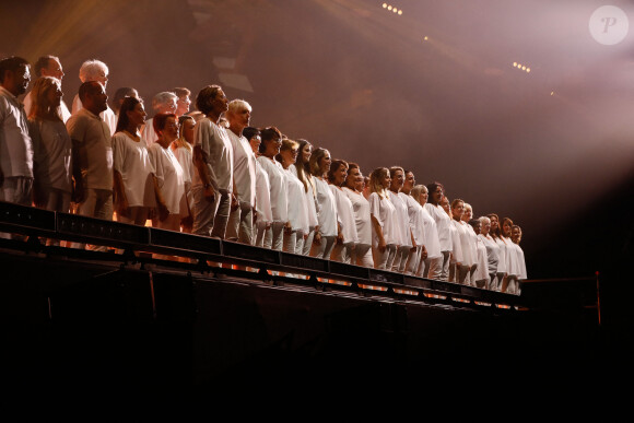 Plus de 600 choristes étaient présents
Exclusif - Concert "Corsu Mezu Mezu" à la Défense Arena à Paris, France. Le 28 octobre 2023. © Christophe Clovis / Bestimage