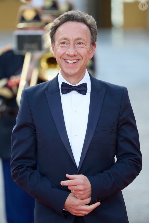 Mais qui le handicape pas mal...
Stéphane Bern - Dîner d'Etat au château de Versailles en l'honneur de la visite officielle du roi et de la reine d'Angleterre en France (20 - 22 septembre 2023). Le 20 septembre 2023. 150 invités triés sur le volet ont été conviés à cette occasion. © Moreau-Jacovides / Bestimage 