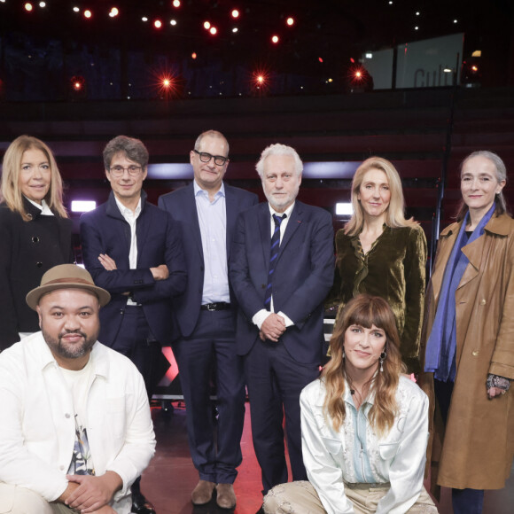 Exclusif - Raphäl Yem, Marie-Christine Saragosse, Bruno Patino, Laurent Vallet, Yves Bigot, Sibyle Veil, Delphine Ernotte-Cunci, Daphné Bürki - Culture Prime fête ses 5 ans en direct au Musée du Quai Branly à Paris le 14 novembre 2023. À l'occasion des 5 ans du média social Culture Prime, initié par les 6 partenaires de l'audiovisuel public, France Télévisions, Radio France, France Médias Monde, l'INA, Arte et TV5 Monde, " Culturebox, l'émission " propose une soirée spéciale en direct. Au programme, de nombreux invités : artistes, chanteurs, chorégraphes, danseurs... Pour 70 minutes de spectacle grandiose sur la scène du musée du Quai Branly ! © Jack Tribeca / Bestimage 