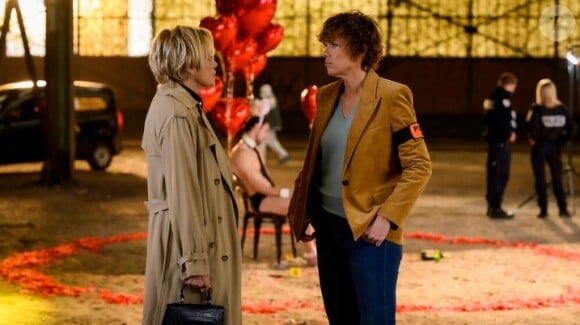 Muriel Robin et Anne Le Nen dans la série "Master Crimes", sur TF1.
