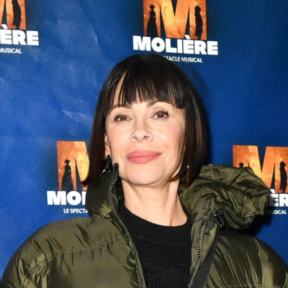 Mathilda May - Générale de la comédie musicale "Molière, l'opéra urbain" au Palais des Sports à Paris. Le 16 novembre 2023. © Veeren / Bestimage