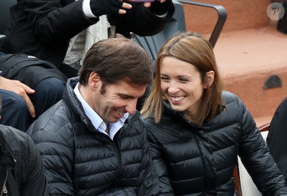 La journaliste était auparavant en couple avec Gonzalo Quesada
Isabelle Ithurburu et Gonzalo Quesada aux Internationaux de France de tennis de Roland Garros à Paris.