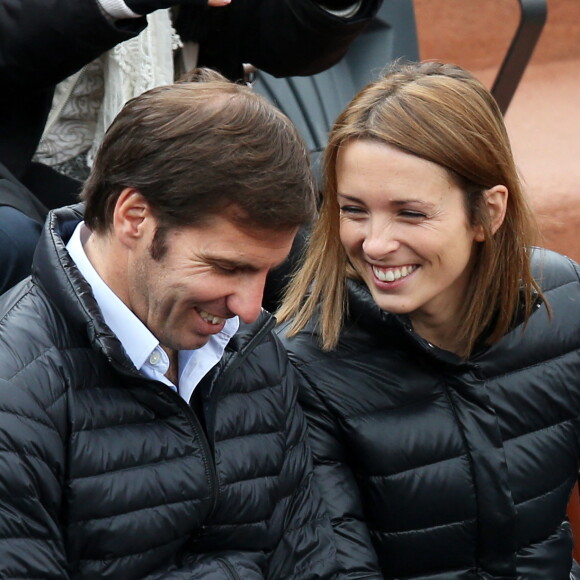 La journaliste était auparavant en couple avec Gonzalo Quesada
Isabelle Ithurburu et Gonzalo Quesada aux Internationaux de France de tennis de Roland Garros à Paris.