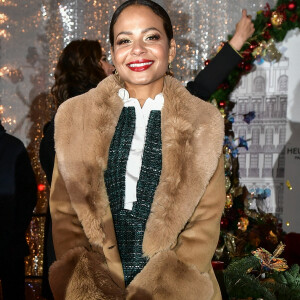 Christina Milian lors du lancement des illuminations du quartier du Faubourg Saint-Honoré à Paris, le 16 novembre 2023. Photo by Firas Abdullah/ABACAPRESS.COM