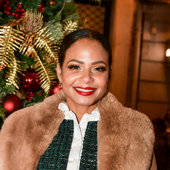 Christina Milian lors du lancement des illuminations du quartier du Faubourg Saint-Honoré à Paris, le 16 novembre 2023. Photo by Firas Abdullah/ABACAPRESS.COM