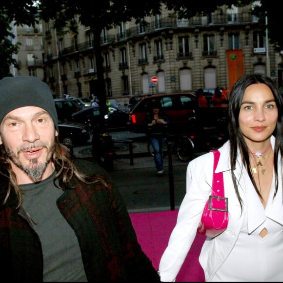 Florent Pagny et Azucena à l'anniversaire de Cathy Guetta.