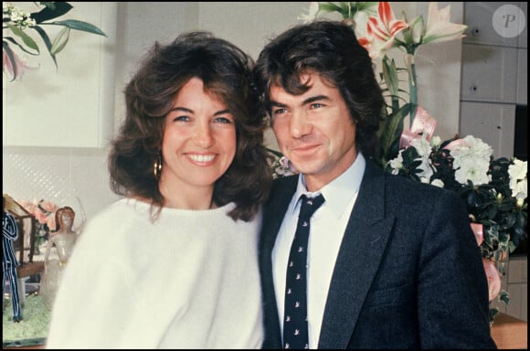 Archives - Daniel Guichard et sa femme Michèle en 1983.